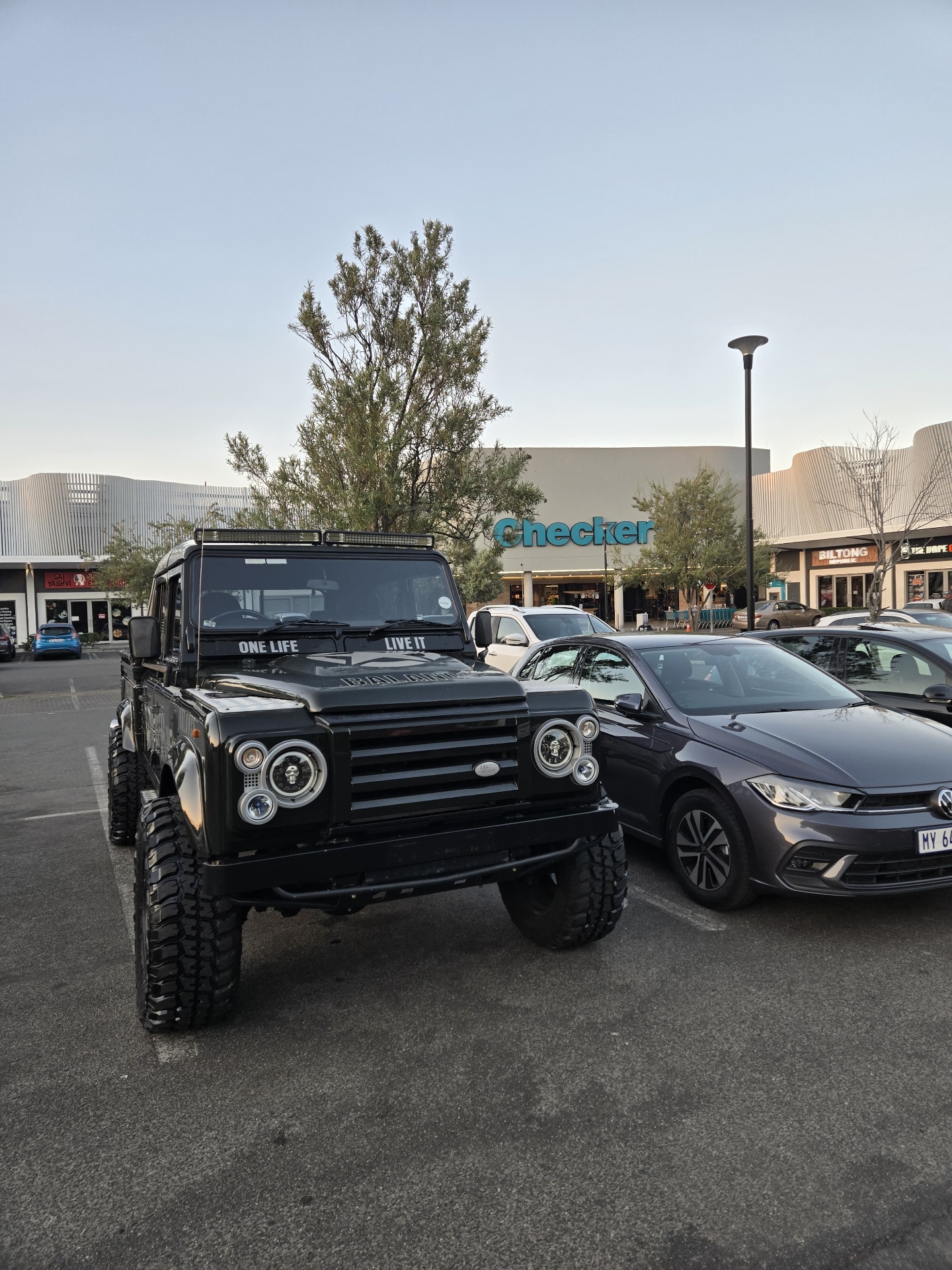 Custom Land Rover Defender front view