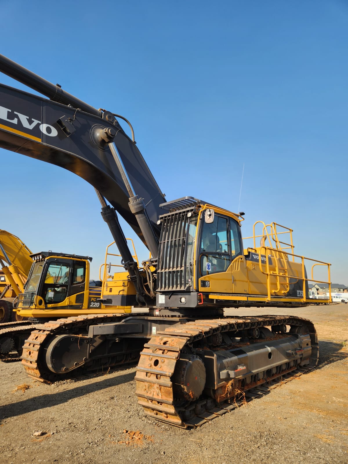 Volvo EC750 tracked excavator ready for export
